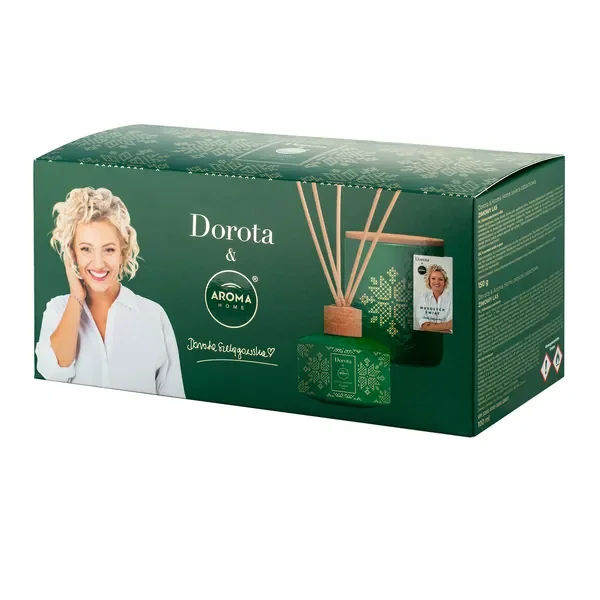 Box Zimowy Las New świeca 150g + patyczki zapachowe 100ml [Aroma Home] - Aroma Home