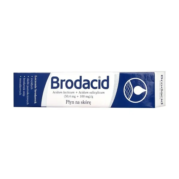 Brodacid (50,4 mg + 100 mg)/g płyn na skórę 8 g [GRUPA INCO] - GRUPA INCO
