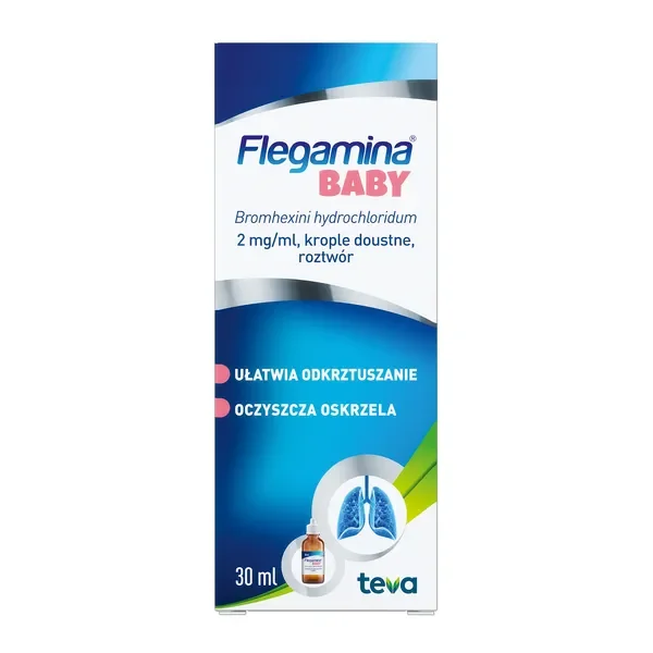 Bromheksyna 2 mg/ml 30 ml [Flegamina Baby] - Flegamina