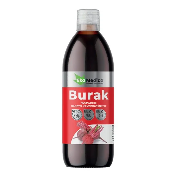 Burak z witaminą C 500 ml [EkaMedica] - EkaMedica