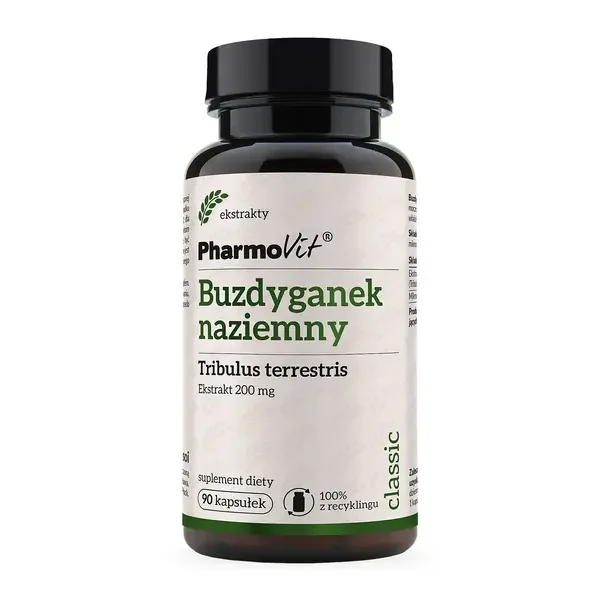 Buzdyganek naziemny 200 mg 90 kapsułek [Pharmovit] - Pharmovit