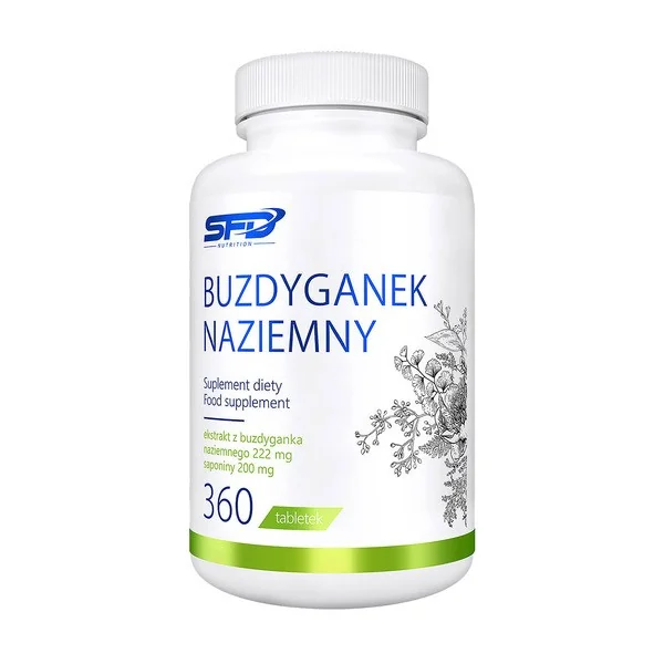 Buzdyganek naziemny 222 mg 360 tabletek [SFD] - SFD nutrition