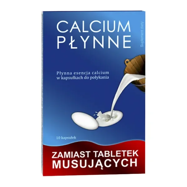 Calcium Płynne 250mg wapnia 10 kapsułek [SHWAITZAR KALCIUM INSTITUT] - SHWAITZAR KALCIUM INSTITUT