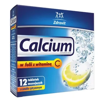 Calcium z witaminą C 300mg/100mg 12 tabletek [NATUR PRODUKT PHARMA] - NATUR PRODUKT PHARMA