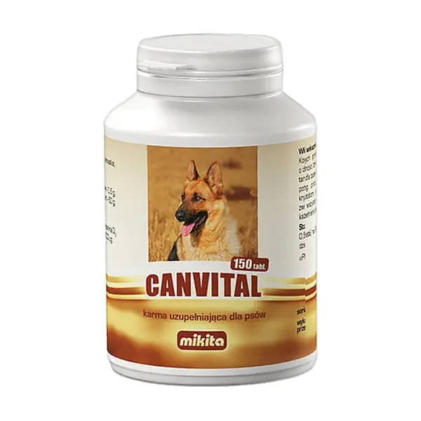 Canvital karma uzupełniająca dla psów tabletki 150 szt. [Mikita] - Mikita