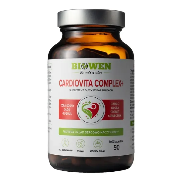 Cardiovita Complex+ 90 kapsułek [Biowen] - Biowen