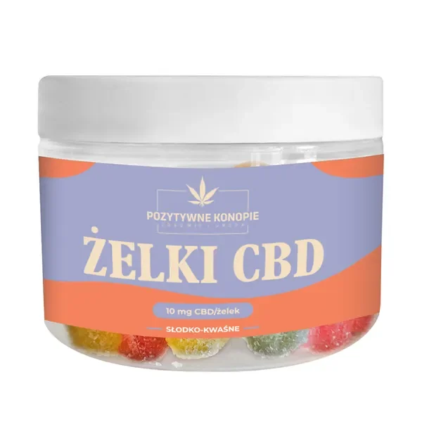 CBD 10 mg 30 żelek [Pozytywne konopie] - Pozytywne konopie