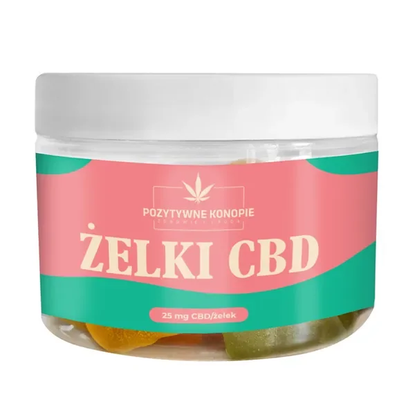 CBD 25 mg 30 żelek [Pozytywne konopie] - Pozytywne konopie
