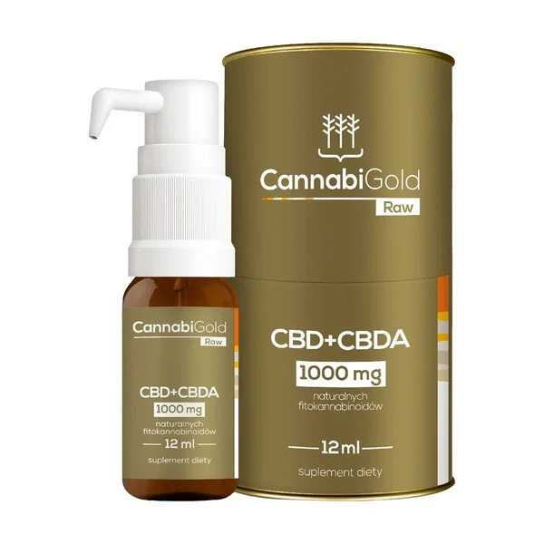 CBD + CBDA 1000 12ml [CannabiGold] - CannabiGold