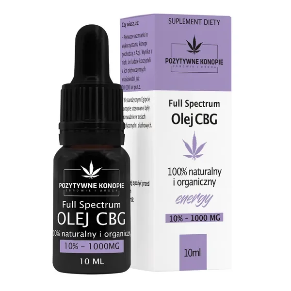 CBG 10% 10ml [Pozytywne konopie] - Pozytywne konopie