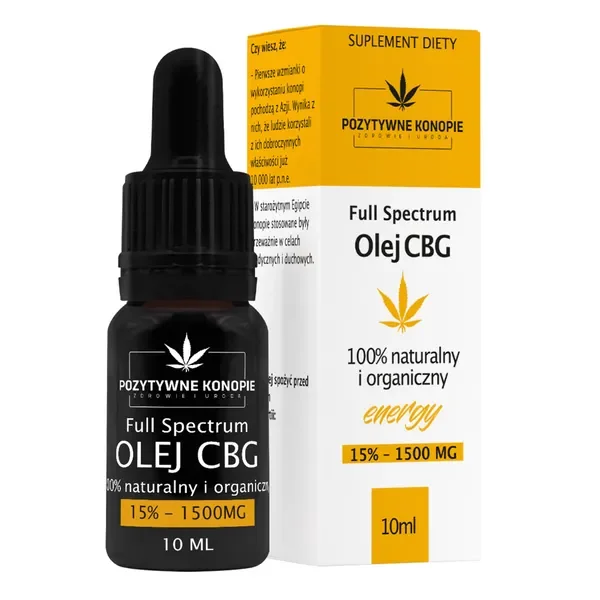 CBG 15% 10ml [Pozytywne konopie] - Pozytywne konopie