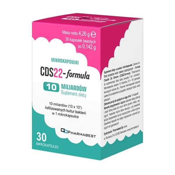CDS22-formula 10 mld mikrokapsułki 30 szt. [Pharmabest] - Pharmabest