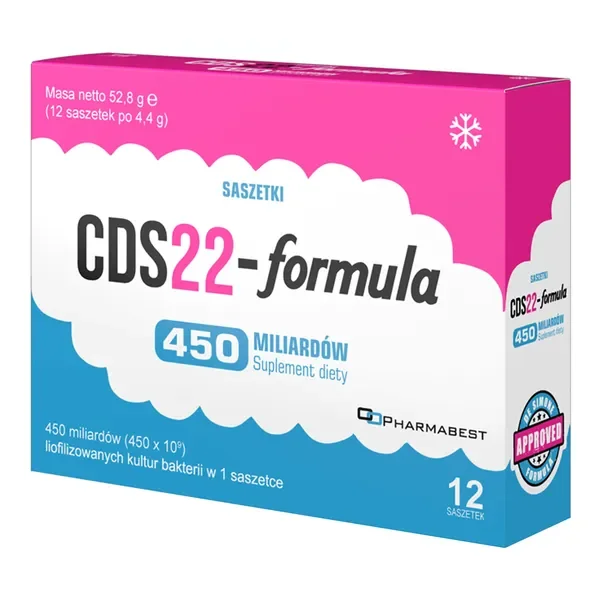 CDS22-formula 450 Probiotyk 450 mld CFU 12 saszetek [Pharmabest] - Pharmabest