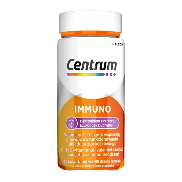 Centrum IMMUNO z ekstraktem czarnego bzu 60 tabletek [Centrum] - Centrum