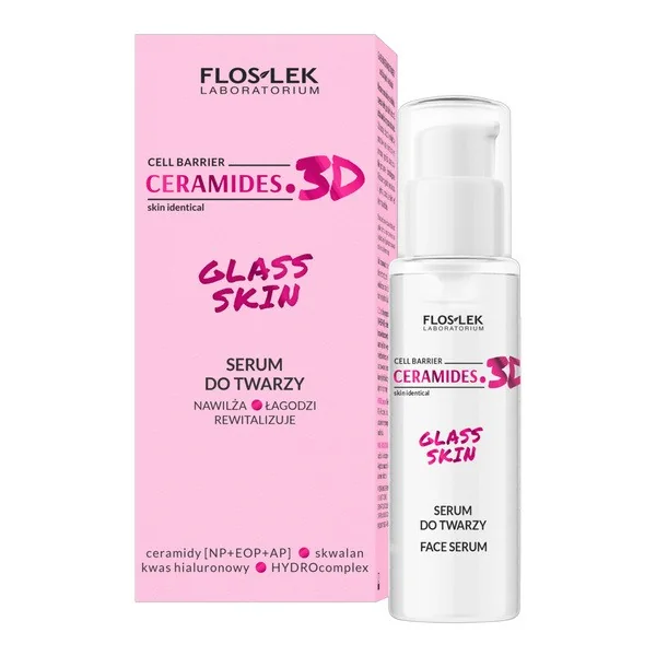 Ceramides 3D Glass Skin serum do twarzy 30ml [FlosLek] - FlosLek Laboratorium