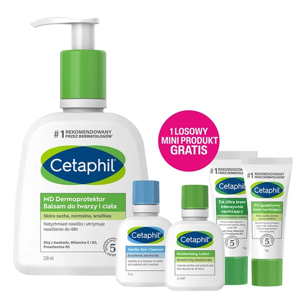 Cetaphil MD Dermoprotektor Balsam do twarzy i ciała 236ml + mini produkt - Cetaphil