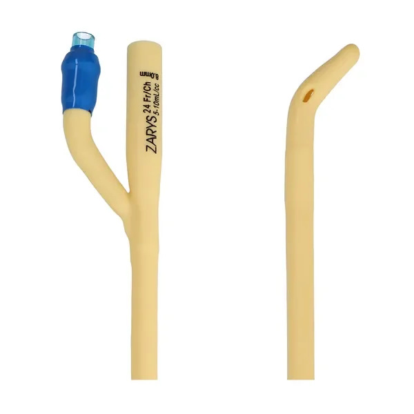 Cewnik Foley'a dwudrożny z plastikową zastawką 24/5-10ml [Zarys] - Zarys
