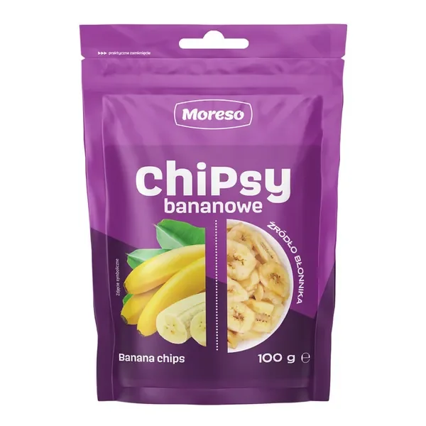 Chipsy bananowe 100g [Moreso] - Moreso