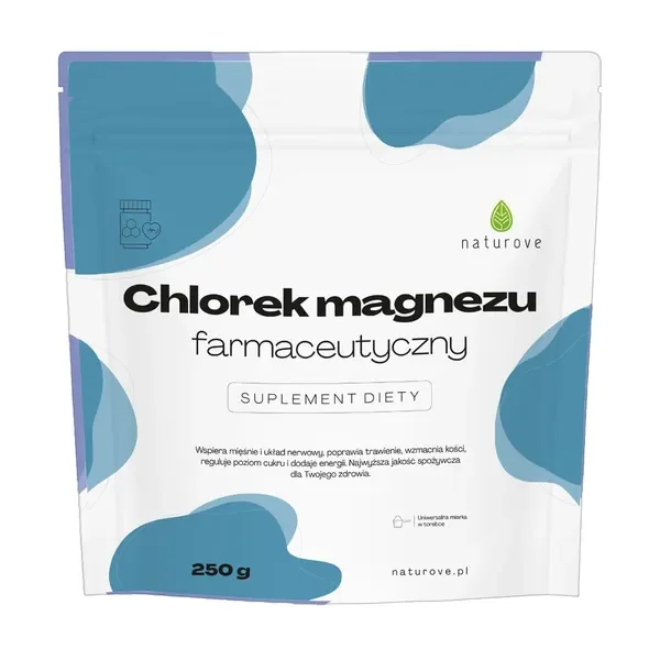 Chlorek magnezu 300 mg 250 g [Naturove] - Naturove