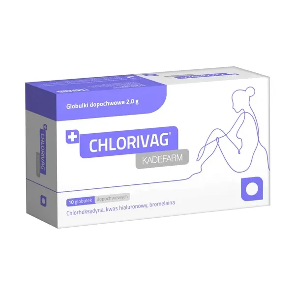 Chlorivag globulki dopochwowe 10 szt. [Chlorivag] - Chlorivag