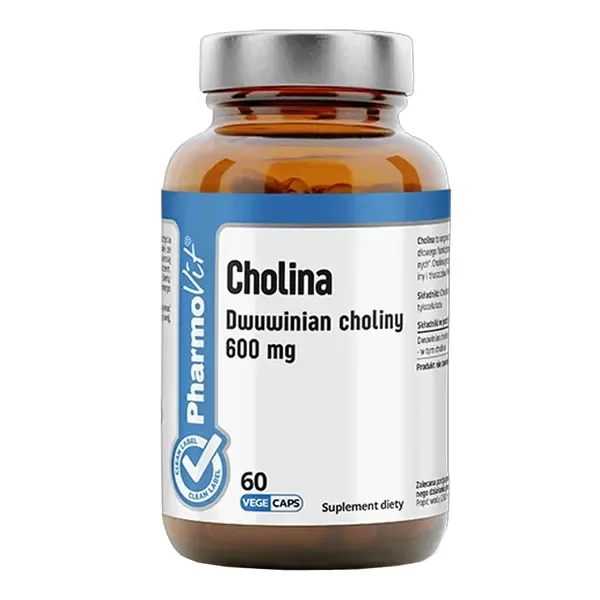 Cholina 600 mg 60 kapsułek [Pharmovit Clean Label] - Pharmovit Clean Label