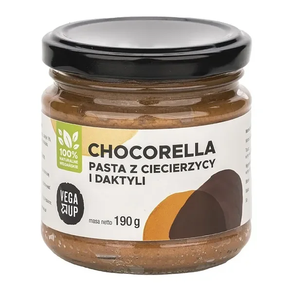 Choocorella pasta z ciecierzycy i daktyli 190g [Vega Up] - Vega Up
