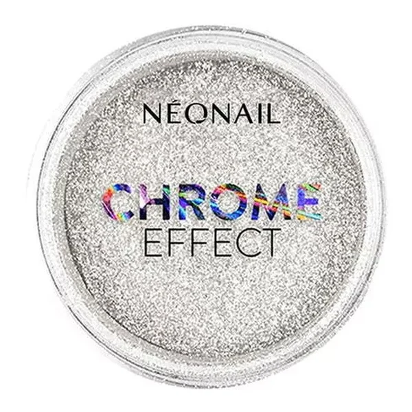 Chrome Effect pyłek do paznokci srebrny 1szt [NeoNail] - NeoNail