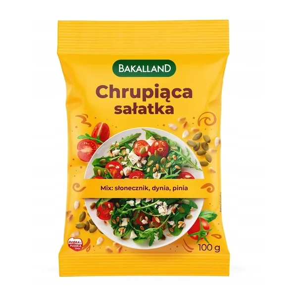 Chrupiąca sałatka mix słonecznik, dynia, pinia 100g [Bakalland] - Bakalland