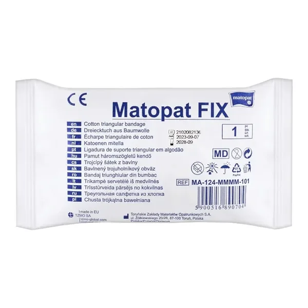 Chusta trójkątna bawełniana 1 szt. [Matopat] - Matopat