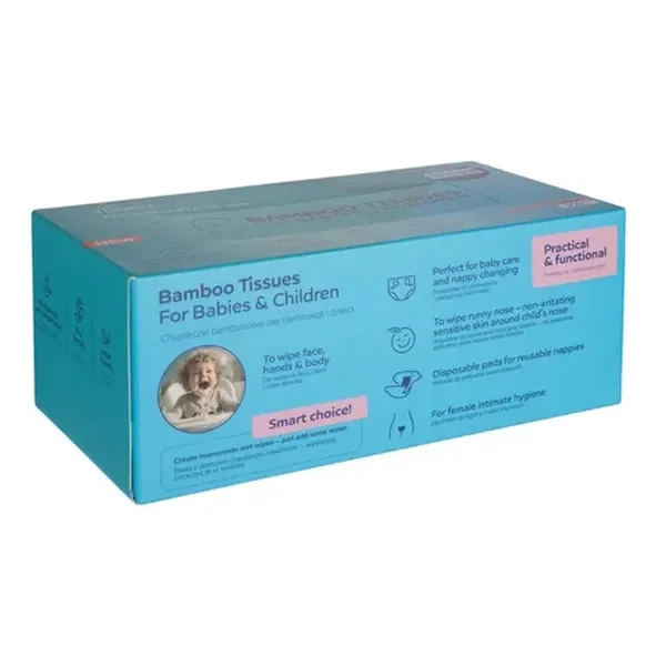 Chusteczki bambusowe dla niemowląt i dzieci 100 szt. [Canpol Babies] - Canpol Babies