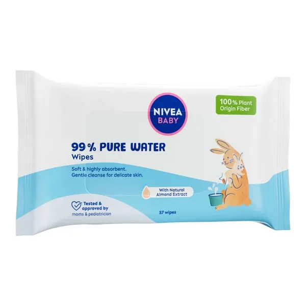 Chusteczki nawilżane 99% Pure Water 57 szt. [Nivea Baby] - Nivea