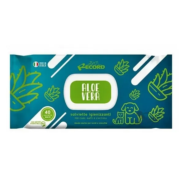 Chusteczki pielęgnacyjne z aloesem 40 szt. [Record] - Record