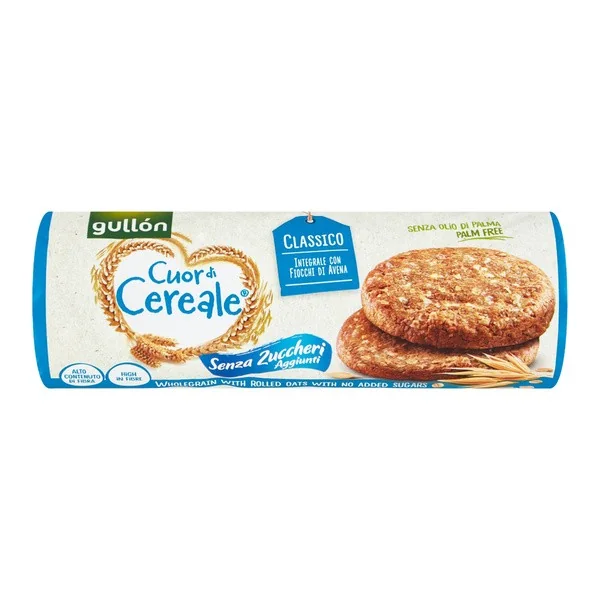 Ciasteczka pełnoziarniste ze zbożami bez dodatku cukru 280g [Gullon] - Gullon