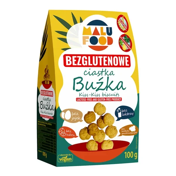 Ciastka buźka bezglutenowe 100g [Malu Food] - Malu Food