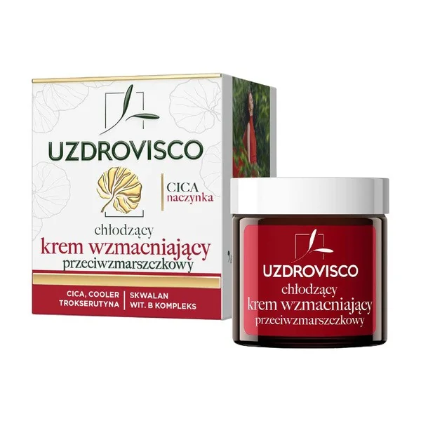 Cica naczynka chłodzący krem wzmacniający przeciwzmarszczkowy 50ml [Uzdrovisco] - Uzdrovisco