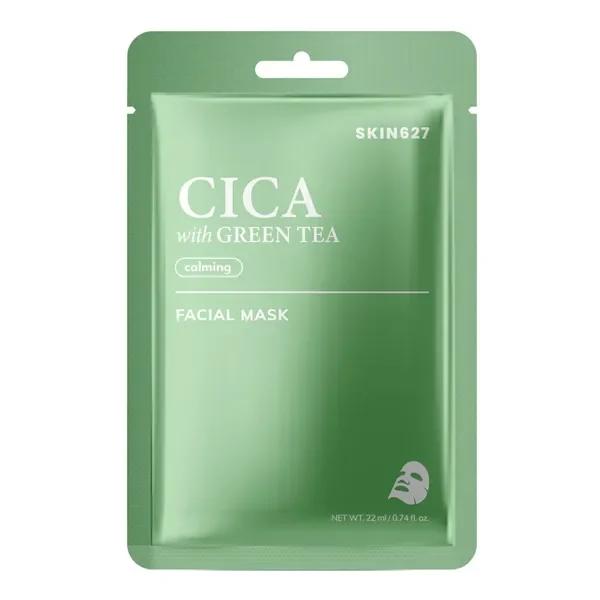 Cica with Green Tea łagodząca maska do twarzy 22 ml [SKIN627] - SKIN627