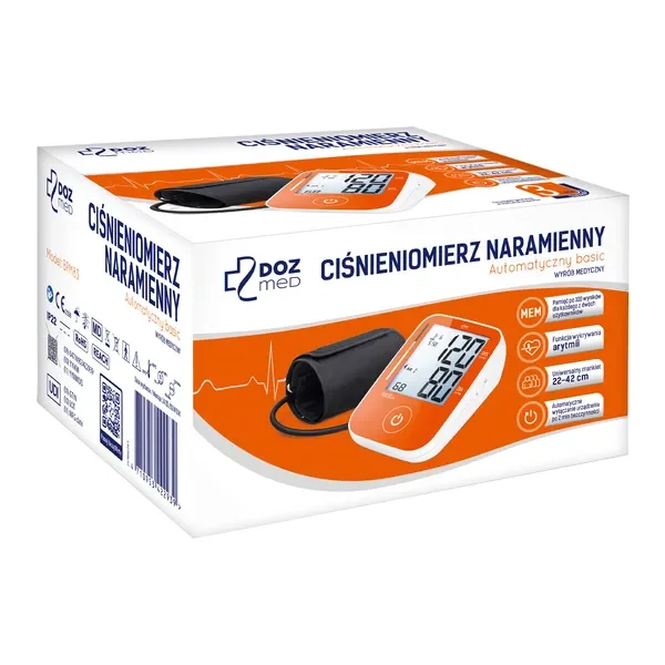 Ciśnieniomierz naramienny automatyczny Basic 1 szt. [DOZ Med] - DOZ Med