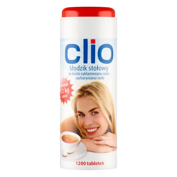 Clio słodzik stołowy tabletki 1200 szt. - Clio