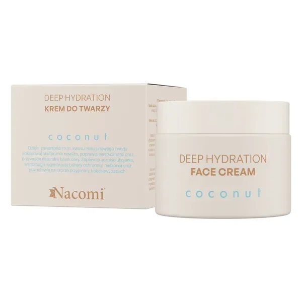 Coconut Deep hydration krem do twarzy 40ml [Nacomi] - Nacomi
