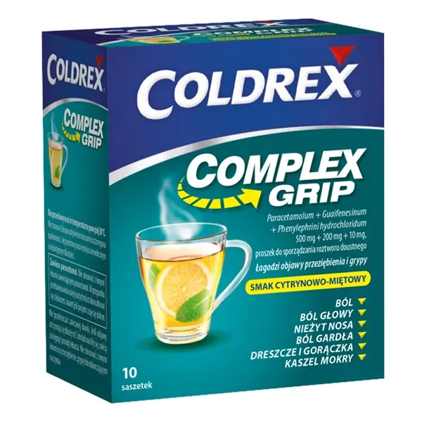 Coldrex Complex Grip proszek 10 szt [Coldrex] - Coldrex