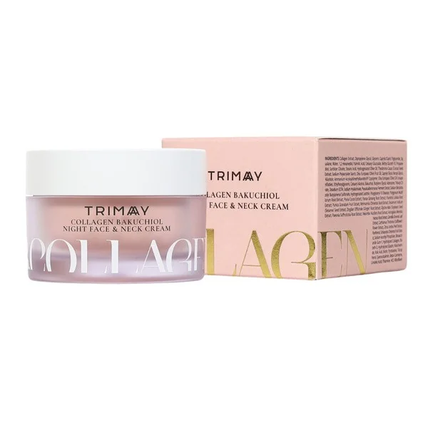 Collagen Bakuchiol Night Face & Neck Cream 50ml [Trimay] - Trimay