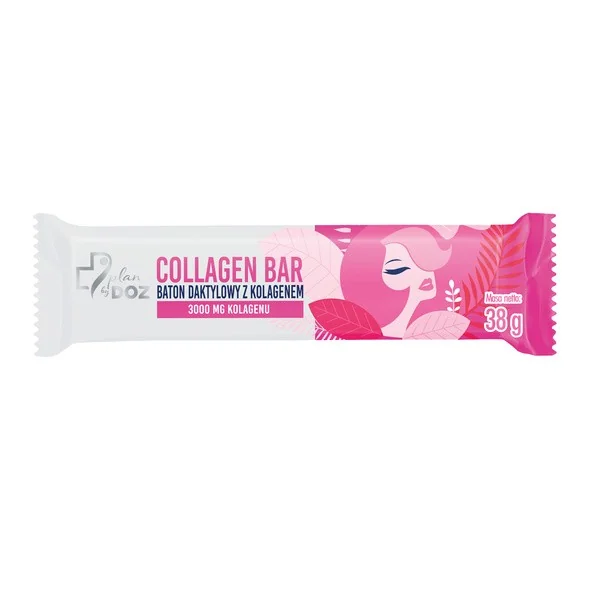Collagen Bar baton daktylowy słony karmel 38g [Plan By DOZ] - Plan By DOZ