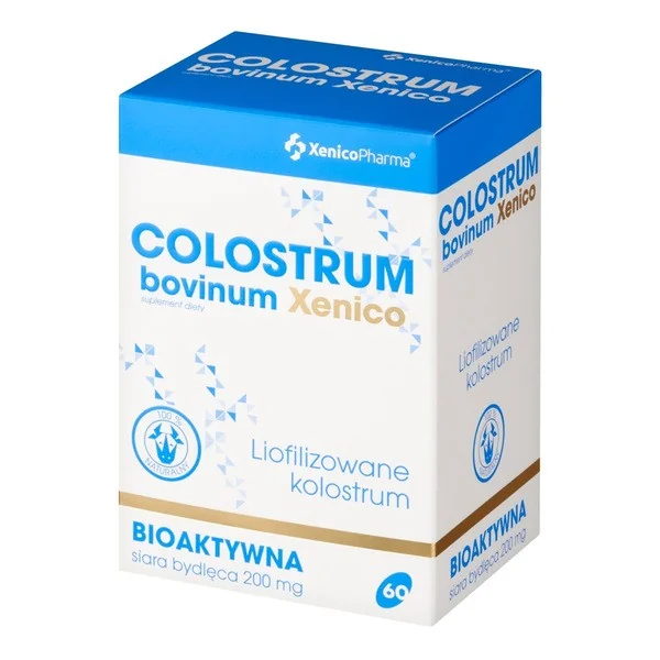 Colostrum bovinum 200 mg 60 kapsułek [XenicoPharma] - XenicoPharma