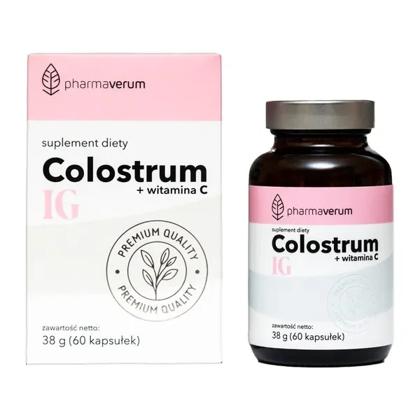 Colostrum IG 800mg 60 kapsułek [Pharmaverum] - Pharmaverum