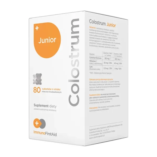 Colostrum Junior cukierki 80 szt. [Colostrum] - Colostrum