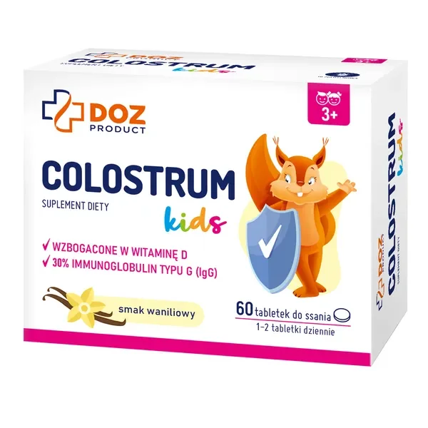Colostrum Kids 200mg 60 tabletek [DOZ PRODUCT] - DOZ PRODUCT