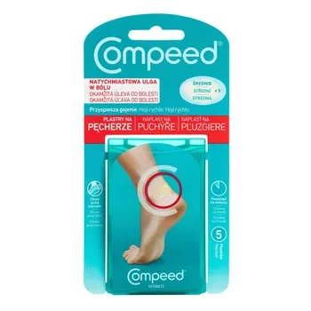 Compeed plastry na pęcherze średnie 5 szt. [Laboratoire HRA Pharma] - Laboratoire HRA Pharma