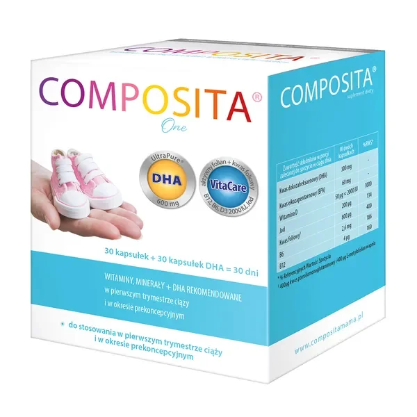 Composita One witaminy prenatalne 30+30 kapsułek [Composita] - Composita