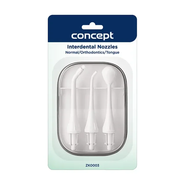 Concept Interdental Nozzles końcówki do irygatora białe 3 szt. - Concept
