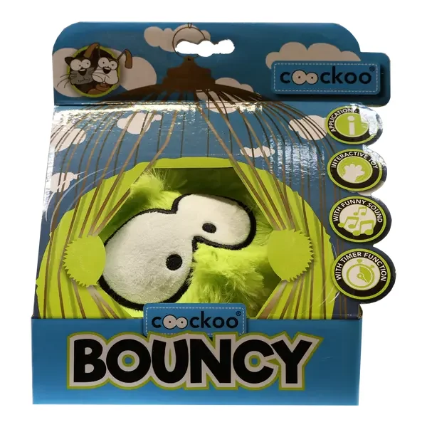 Coockoo Bouncy interaktywna zabawka dla psa zielona 1 szt [Coockoo] - Coockoo